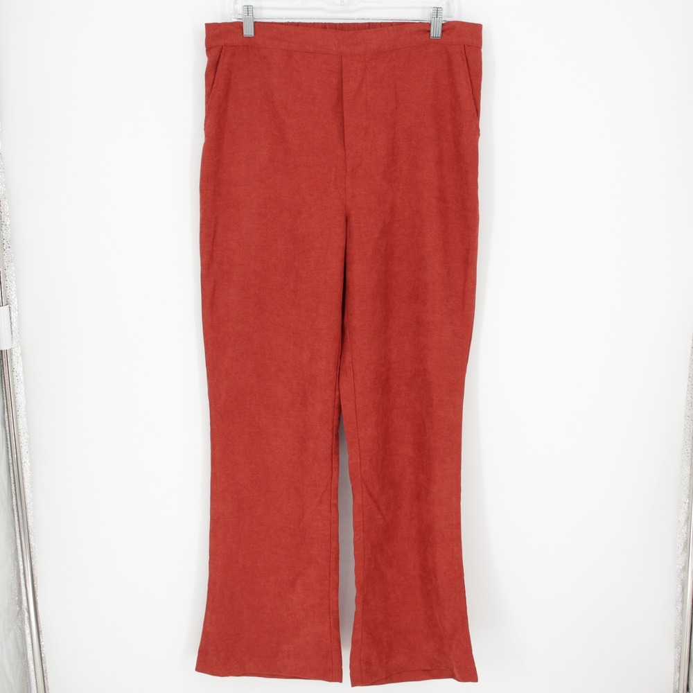 Spirit‎ Halloween Women's Orange Scooby-Doo Velma Corduroy Flare Pants Size M